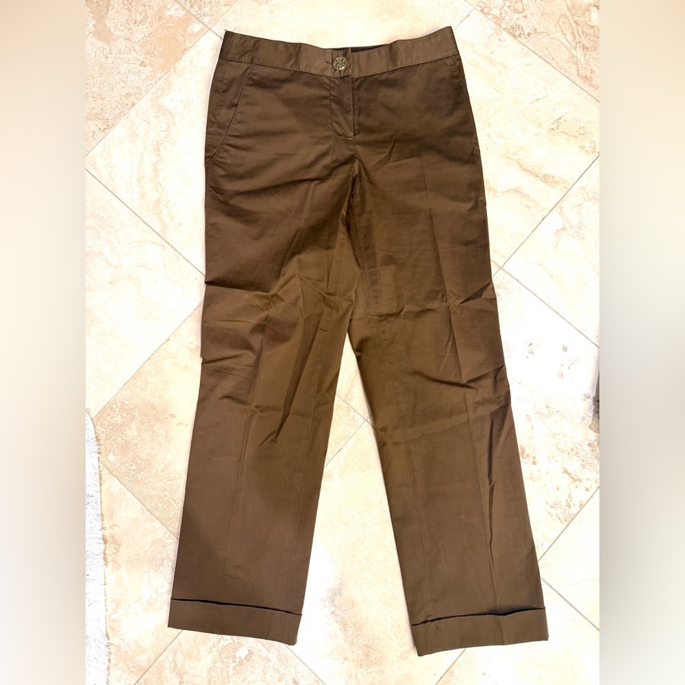 Great condition Tory Burch brown trousers size 4